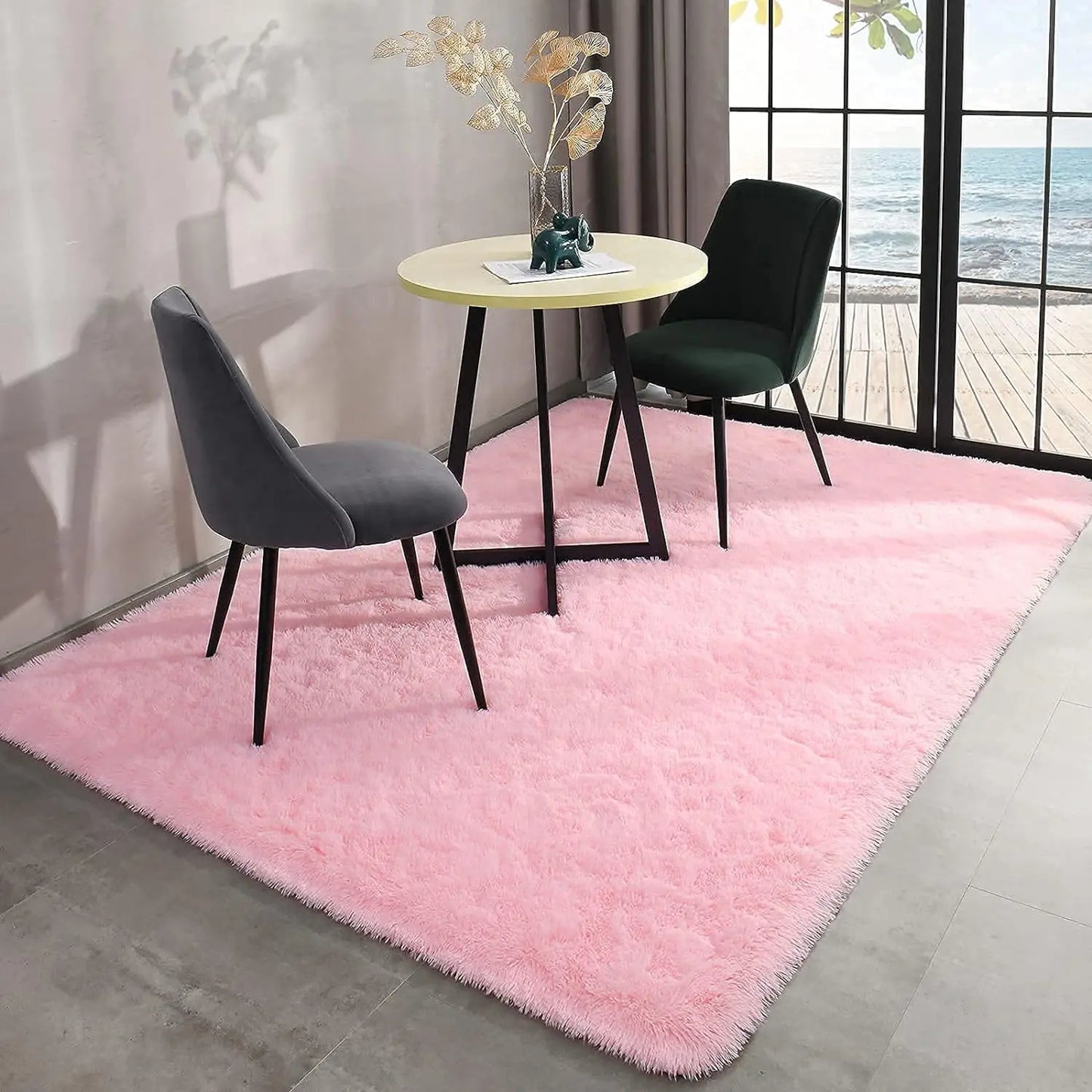 Fluffy  Area Rugs for Living Room Soft Kids Carpet Non Slip
