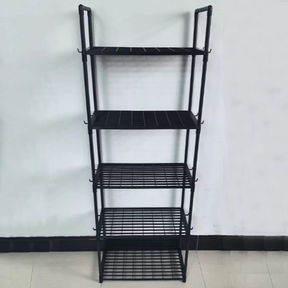 5 Tier Storage Shelves Heavy Duty Shelving Unit 66 Lbs Capacity Standing Shelf for Kitchen Pantry Closet Bathroom Laundry Garage