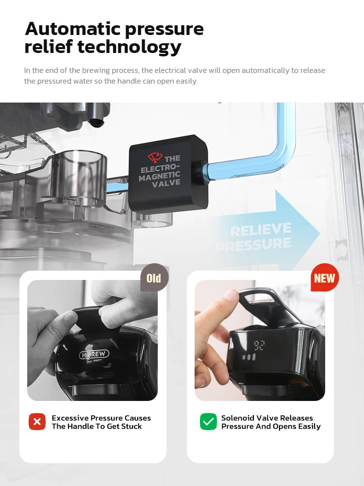 6in1 Capsule Coffee Machine Hot/Cold Multiple Espresso  Cappuccino Coffee Maker