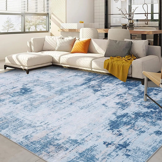 Abstract Area Rug for Living Room Machine Washable  Low Pile  for Bedroom Dining Room Home Office