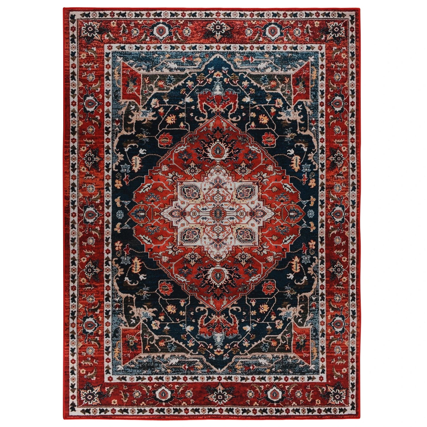 Vintage Bohemian Area Rug for Living Room, Bedroom