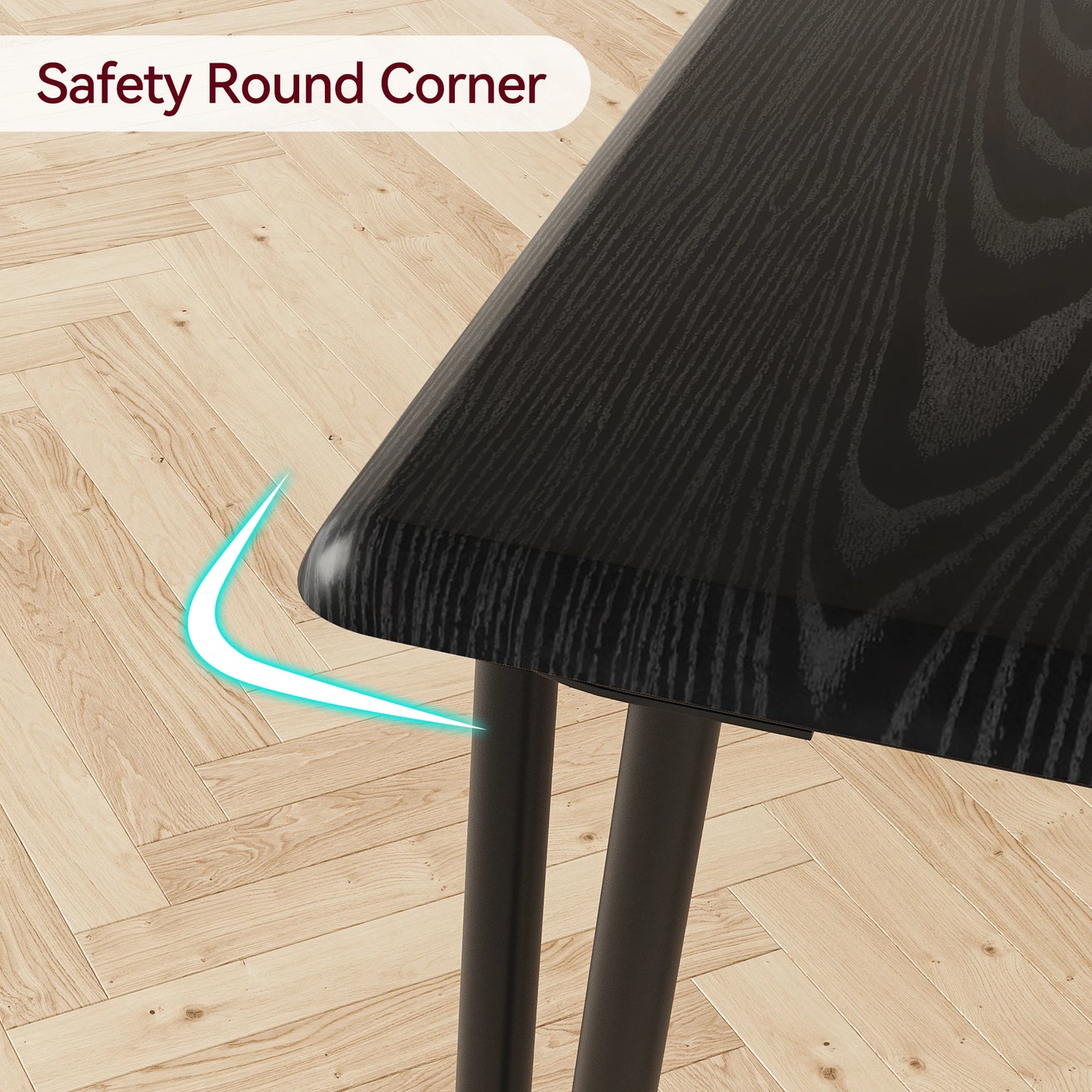 Small Dining Table Sets for 2 with Upholstered Chairs