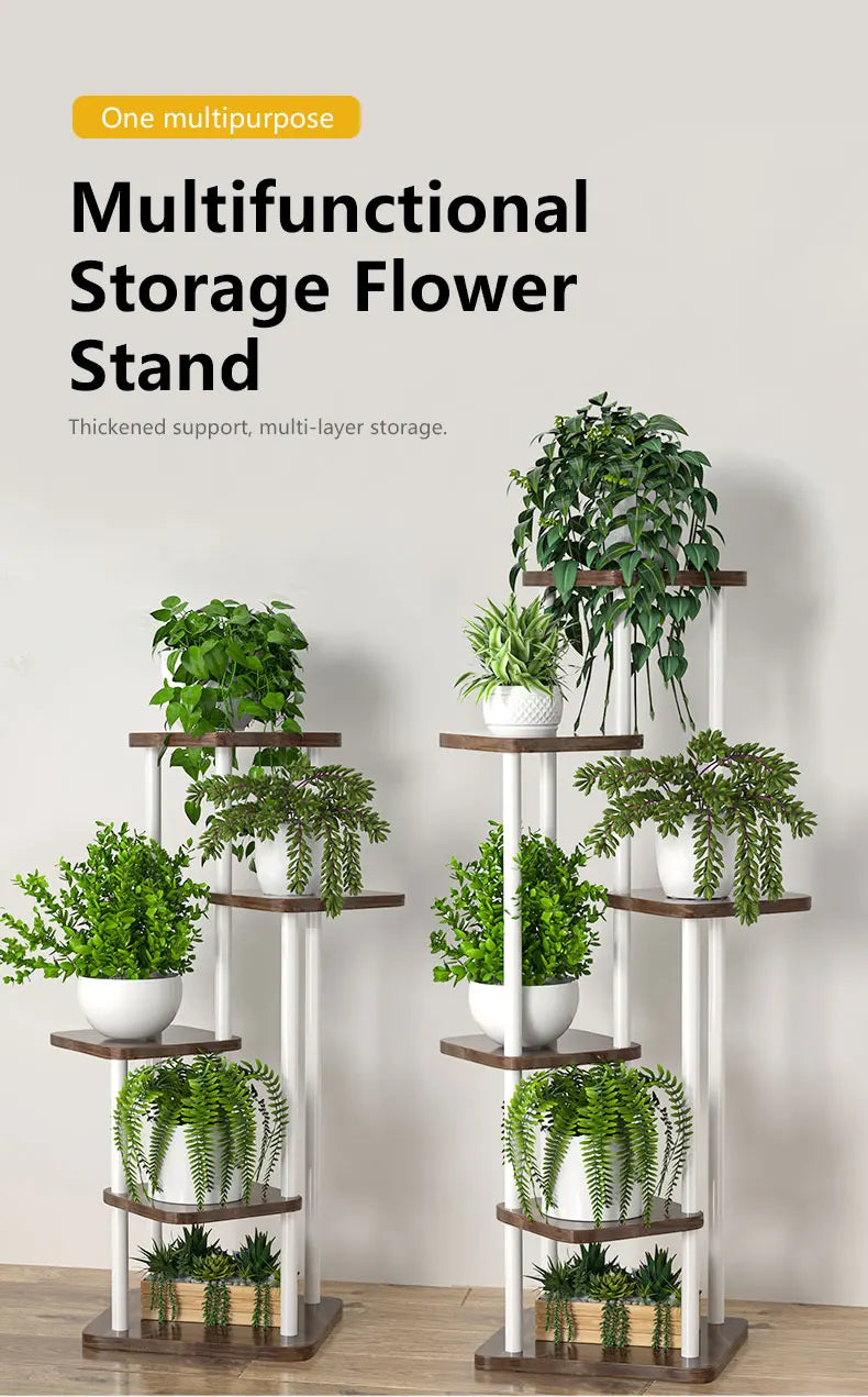 Plant Stand and Flower Stand Storage Shelf 4/5/6 Tier Flower Shelf Planter Rack
