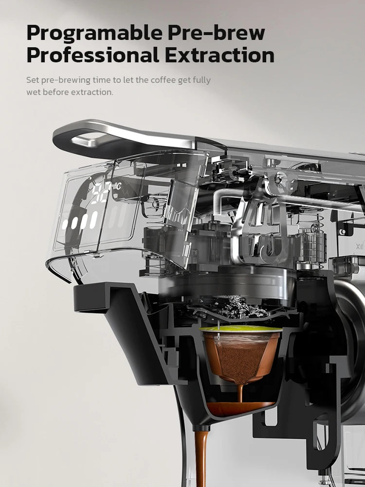 6in1 Capsule Coffee Machine Hot/Cold Multiple Espresso  Cappuccino Coffee Maker