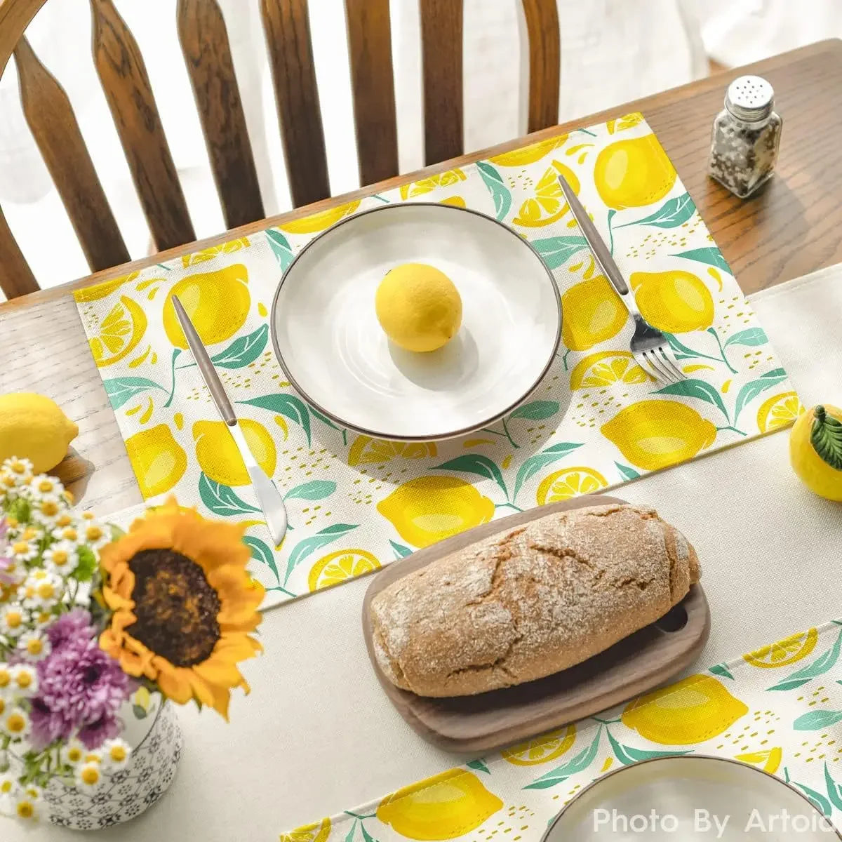 Lemon Summer Placemats 12 X 18 Inch