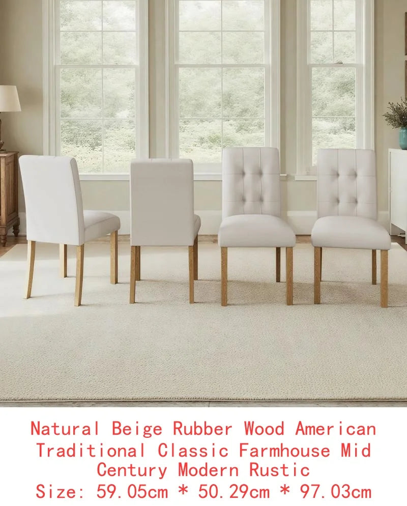 6-Piece Modern Dining Set, Rectangular Kitchen Table with 4 Upholstered Chairs & Bench, Ideal for Dining & Living Room