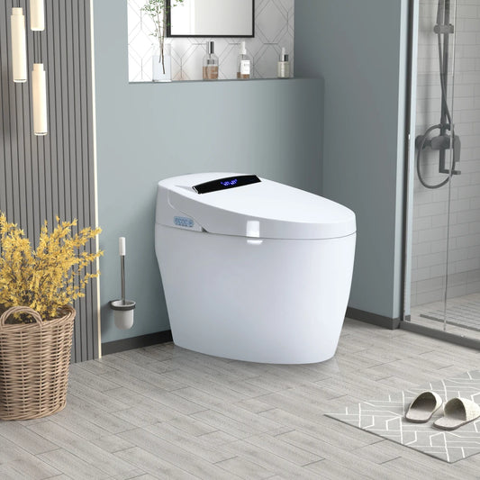 Smart Toilets with Heated Bidet Seat.Portable toilet with bidet built.Intelligent Toilet Auto Open/Close Seat. Bidet toilet