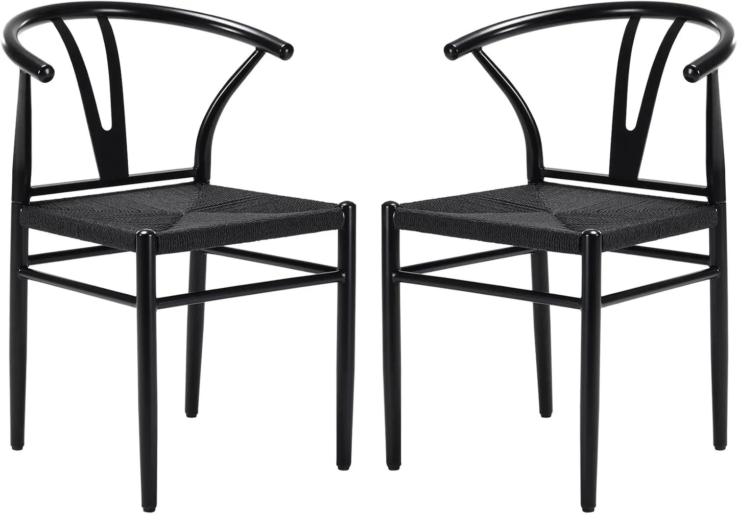 Mid Century Modern Metal Wishbone Dining Room Chairs Set of 2 4 for Your Kitchen