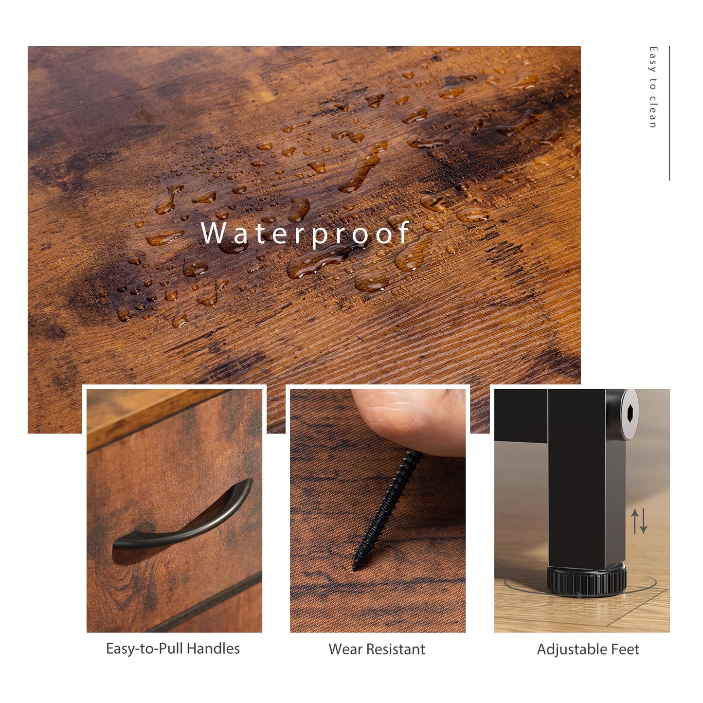 Dresser For Bedroom With 9 Fabric Storage Drawer Wardrobe