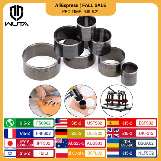 7Pcs Sharp Leather Cutting Die Set