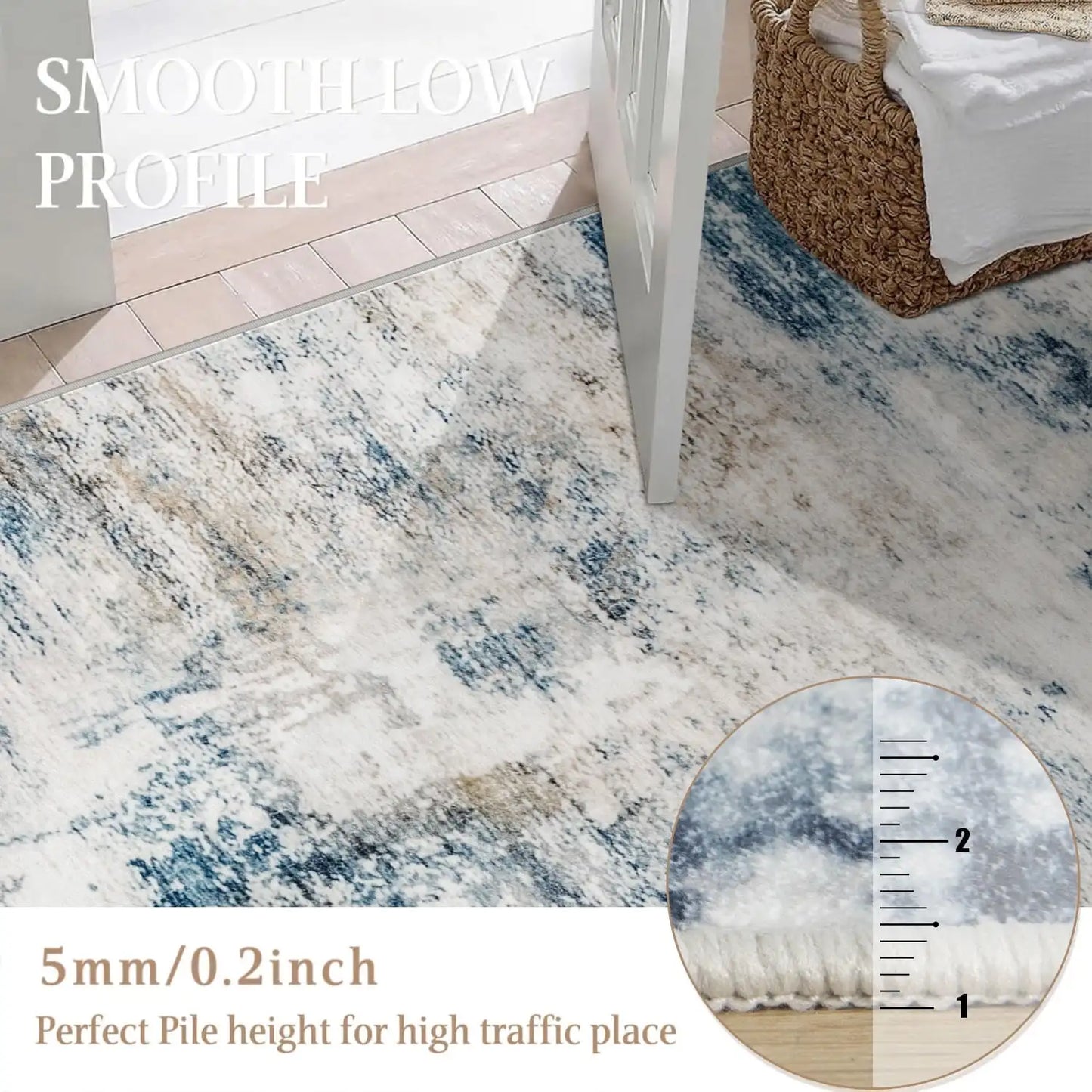 Modern Abstract Large Size Area Rug