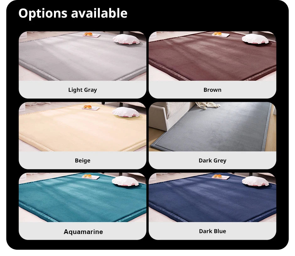 Coral Velvet Area Rug