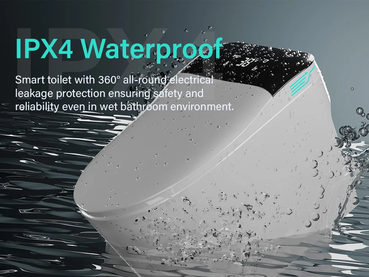 Elongated Smart Toilet with Bidet Built in, Foam Dispenser, Instant Warm Water, One-Piece Toilet with Dual Auto Flush in 1.28GPF