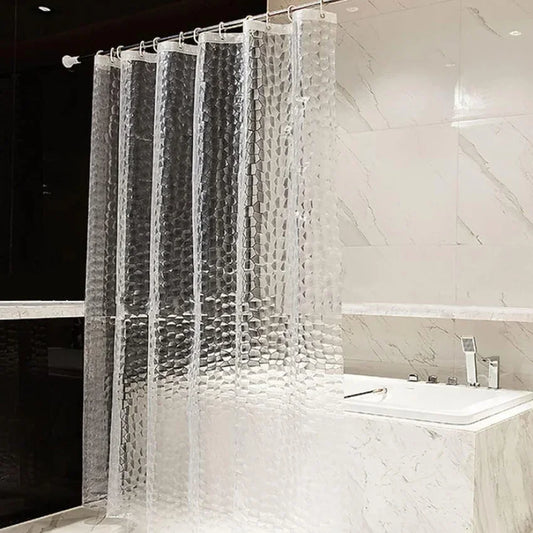 Thick  Water Cube Shower Curtain Waterproof Transparent Lining Bathtub Bathing Cover Bathroom Bath Curtains Liner