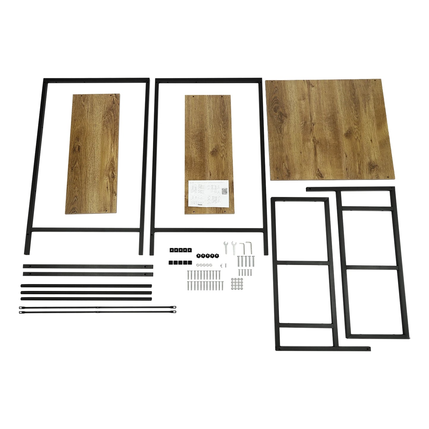 Over Washer and Dryer Storage Shelves 3 Tiers Standing Clothes Drying Rack with Basket for Laundry Room Balconies Porches