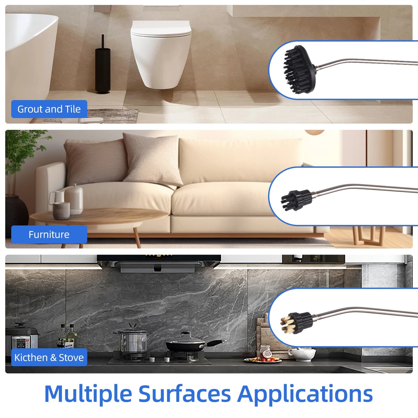 2 Colors US High Pressure High Temperature Home Intelligent Steam Cleaner Air Conditioner Kitchen Car Steam Cleaner Tools