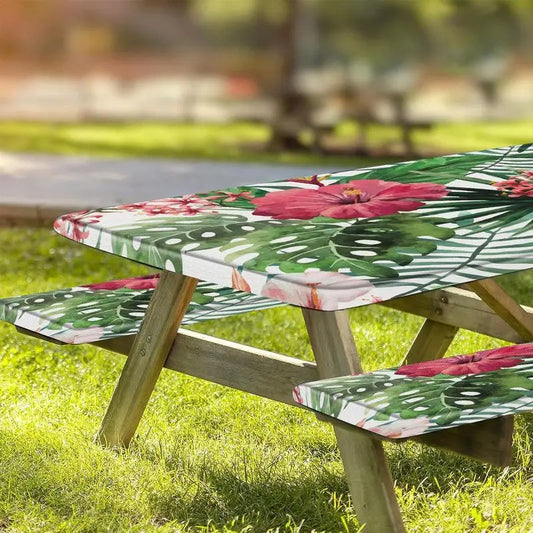 Picnic Table And Bench Covers 3pcs Stylish Picnic Table Cloths