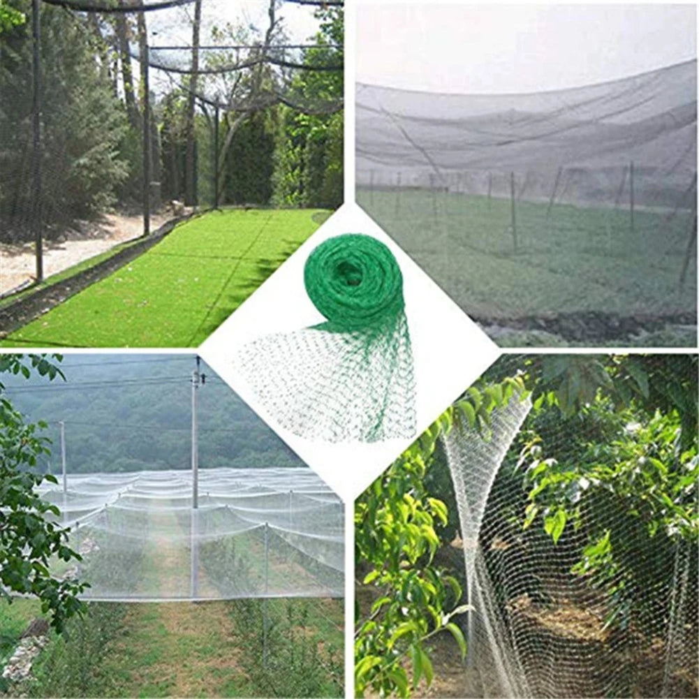 Green Anti Bird Netting Pond Pool Protection Net Mesh Garden Plant Fruit Vegetables Flower Traps Netting Protect Pest Control