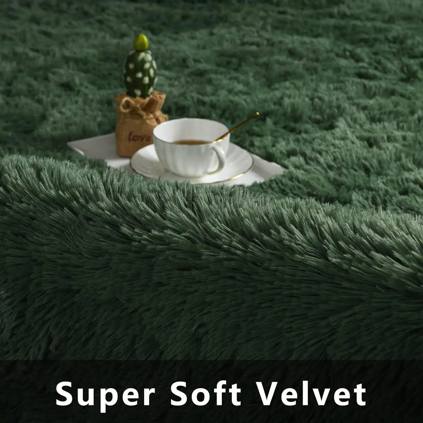 Fluffy  Area Rugs for Living Room Soft Kids Carpet Non Slip