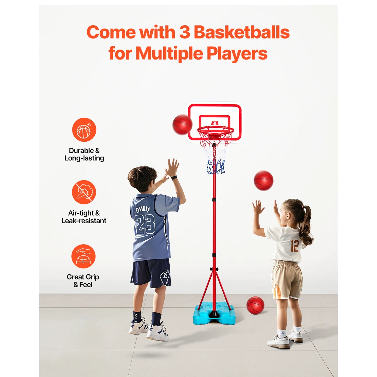 Toddler Adjustable Basketball Hoop