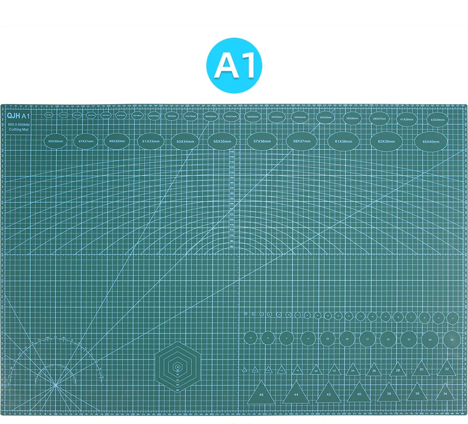 Double-Sided Self-Healing PVC Cutting Mat for DIY Leather Craft Board