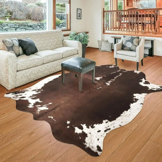 Animal Print Rug faux fur cowhide