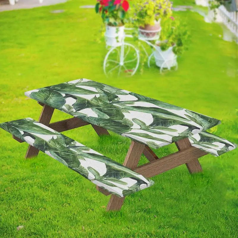 Picnic Table And Bench Covers 3pcs Set