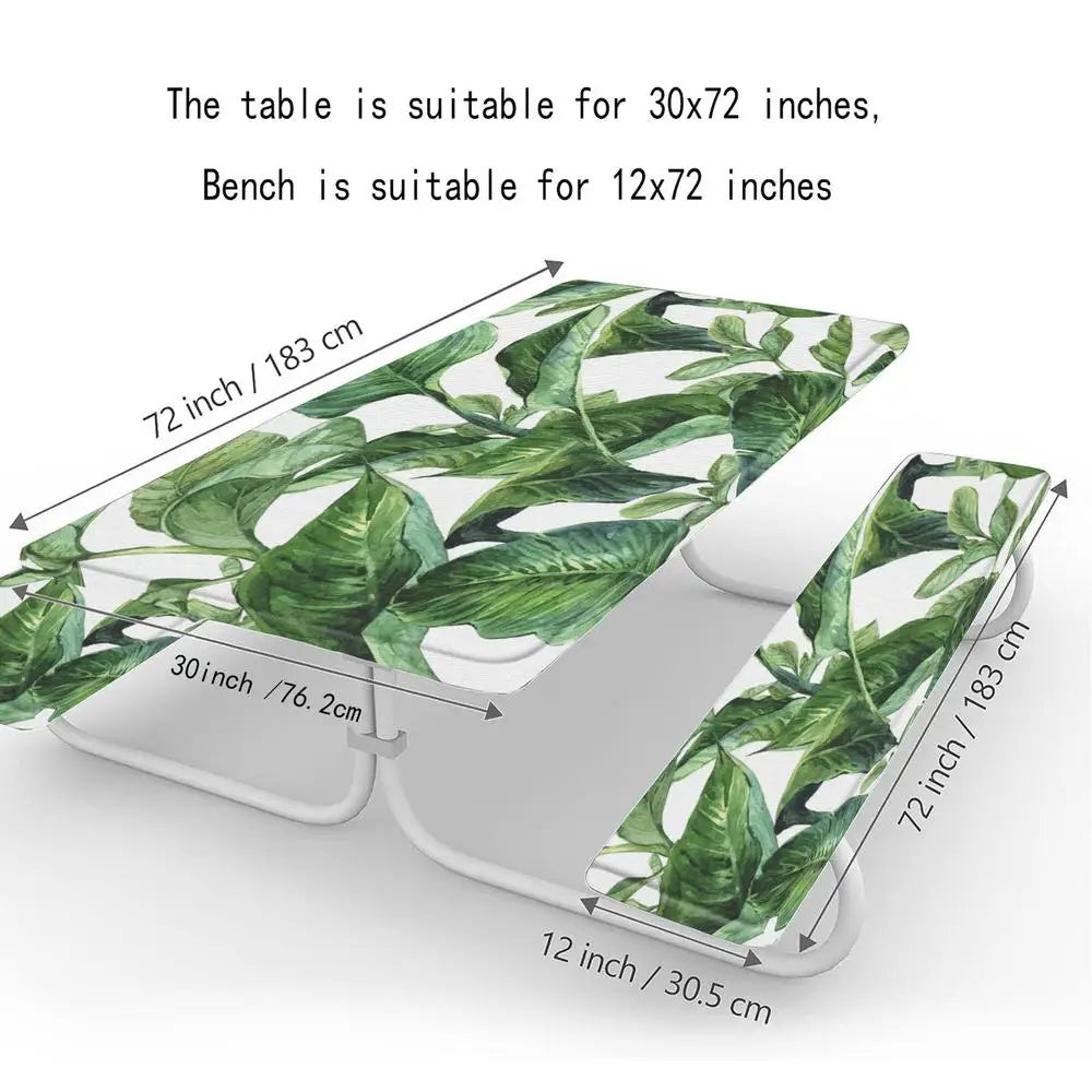 Picnic Table And Bench Covers 3pcs Stylish Picnic Table Cloths