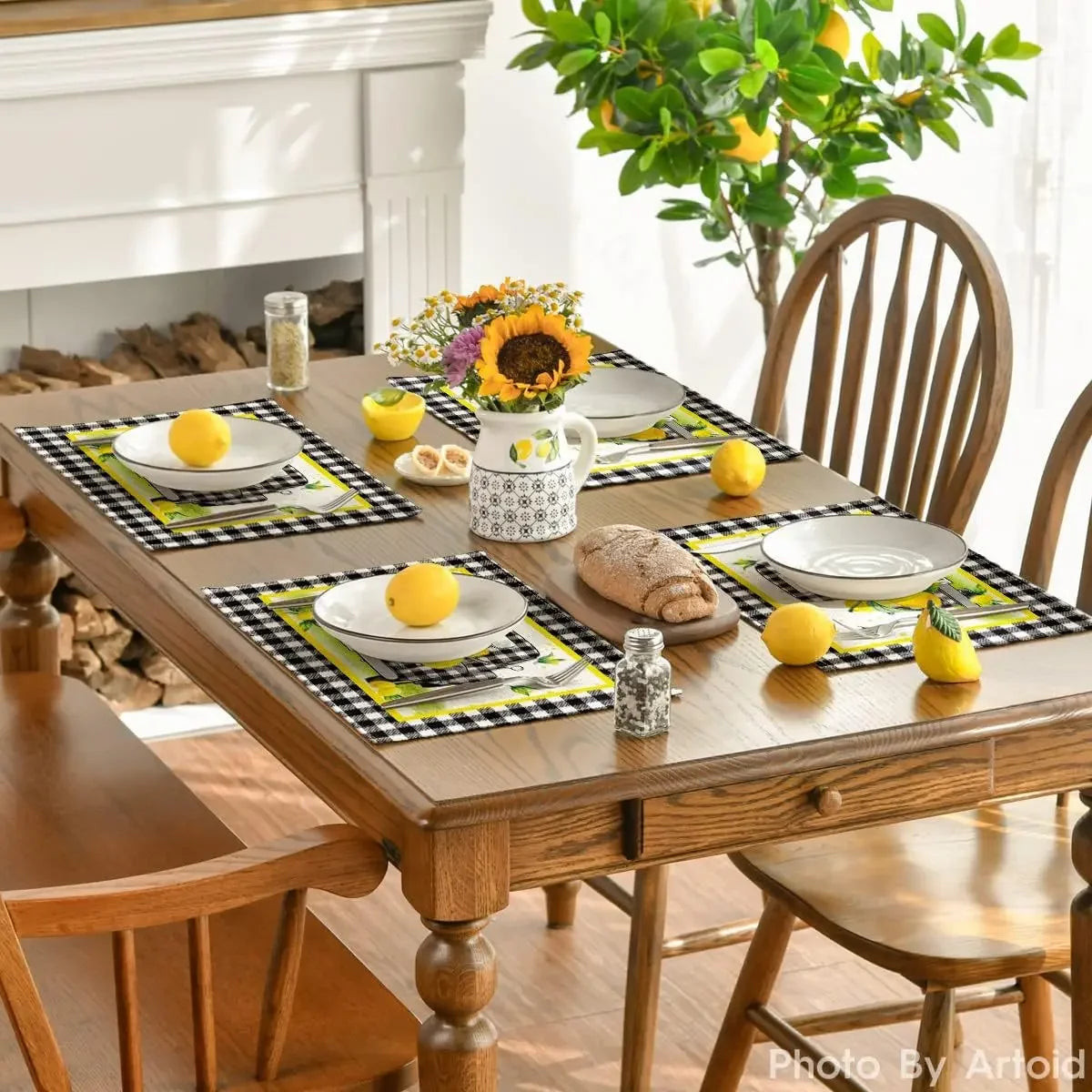 Lemon Summer Placemats 12 X 18 Inch