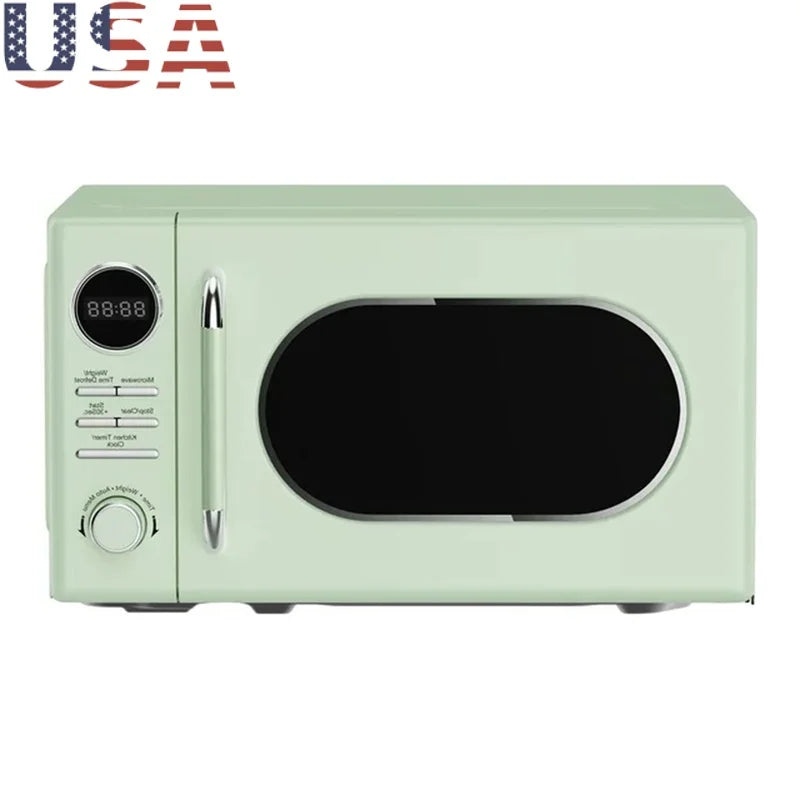 700W Retro Countertop Microwave
