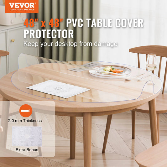 Plastic Table Cover Clear Table Protector