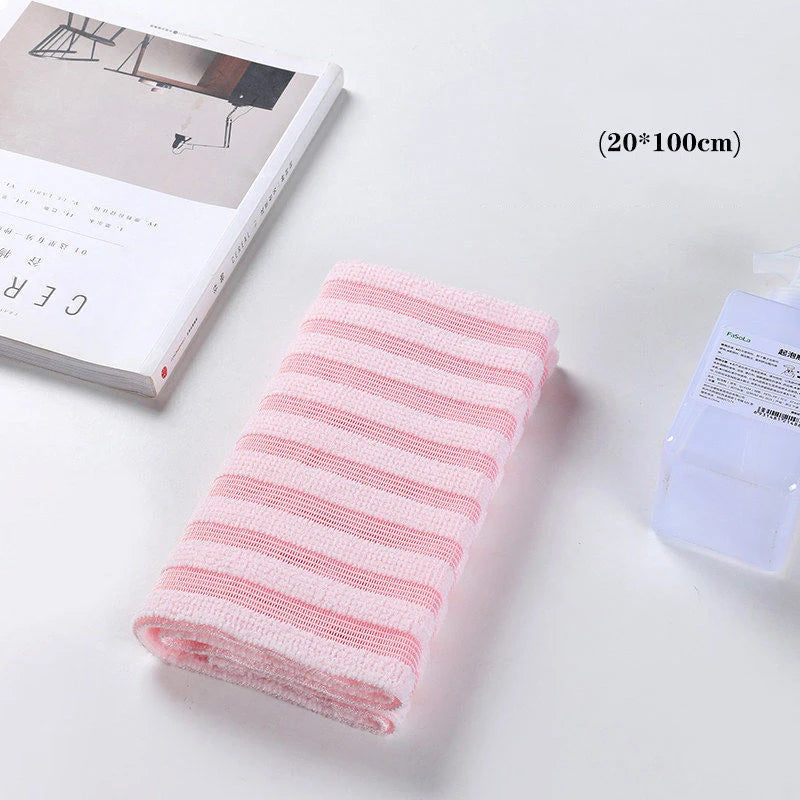 Shower Exfoliating Back Scrubber Bath Belt Towel