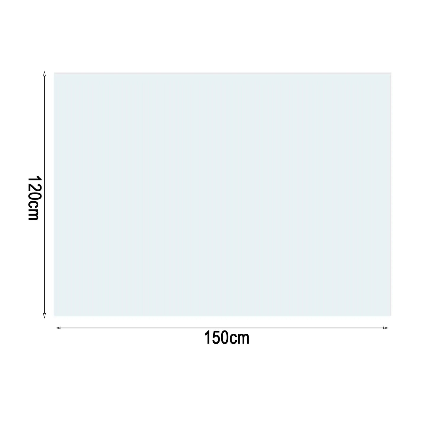 Clear Vinyl Tablecloth Protector Waterproof Oil-Proof  Sheet Table Cover 150x228