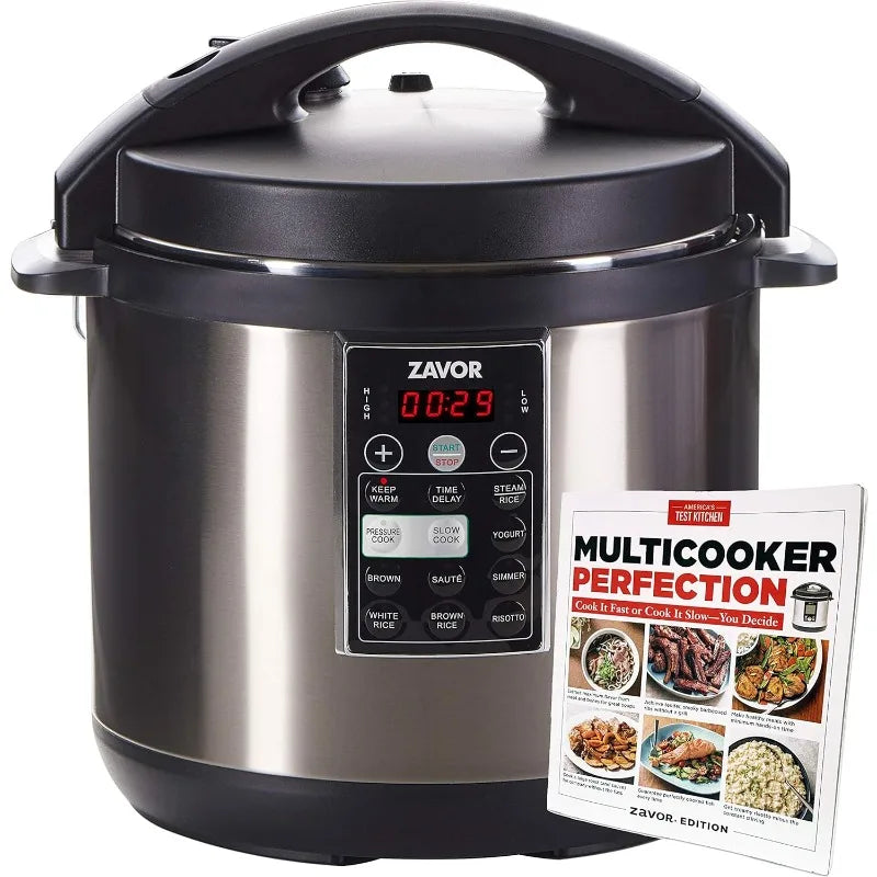 8 Quart Multi-cooker Stainless Steel, Serves 6 people