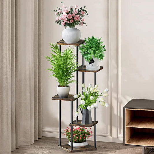 Plant Stand and Flower Stand Storage Shelf 4/5/6 Tier Flower Shelf Planter Rack