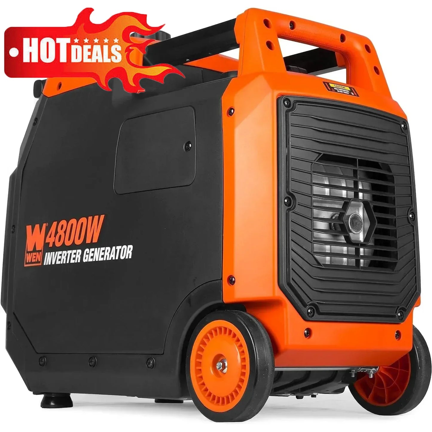4800-Watt Portable Inverter Generator, RV-Ready, Quiet and Lightweight with Fuel Shut Off