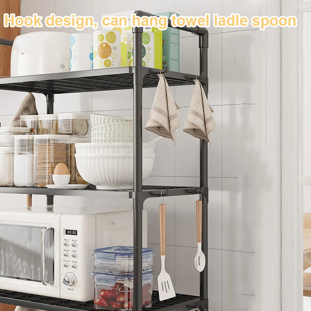 5 Tier Storage Shelves Heavy Duty Shelving Unit 66 Lbs Capacity Standing Shelf for Kitchen Pantry Closet Bathroom Laundry Garage