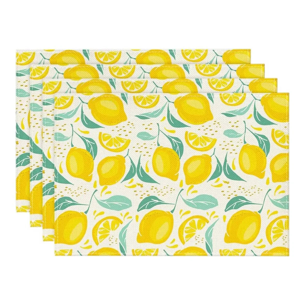 Lemon Summer Placemats 12 X 18 Inch