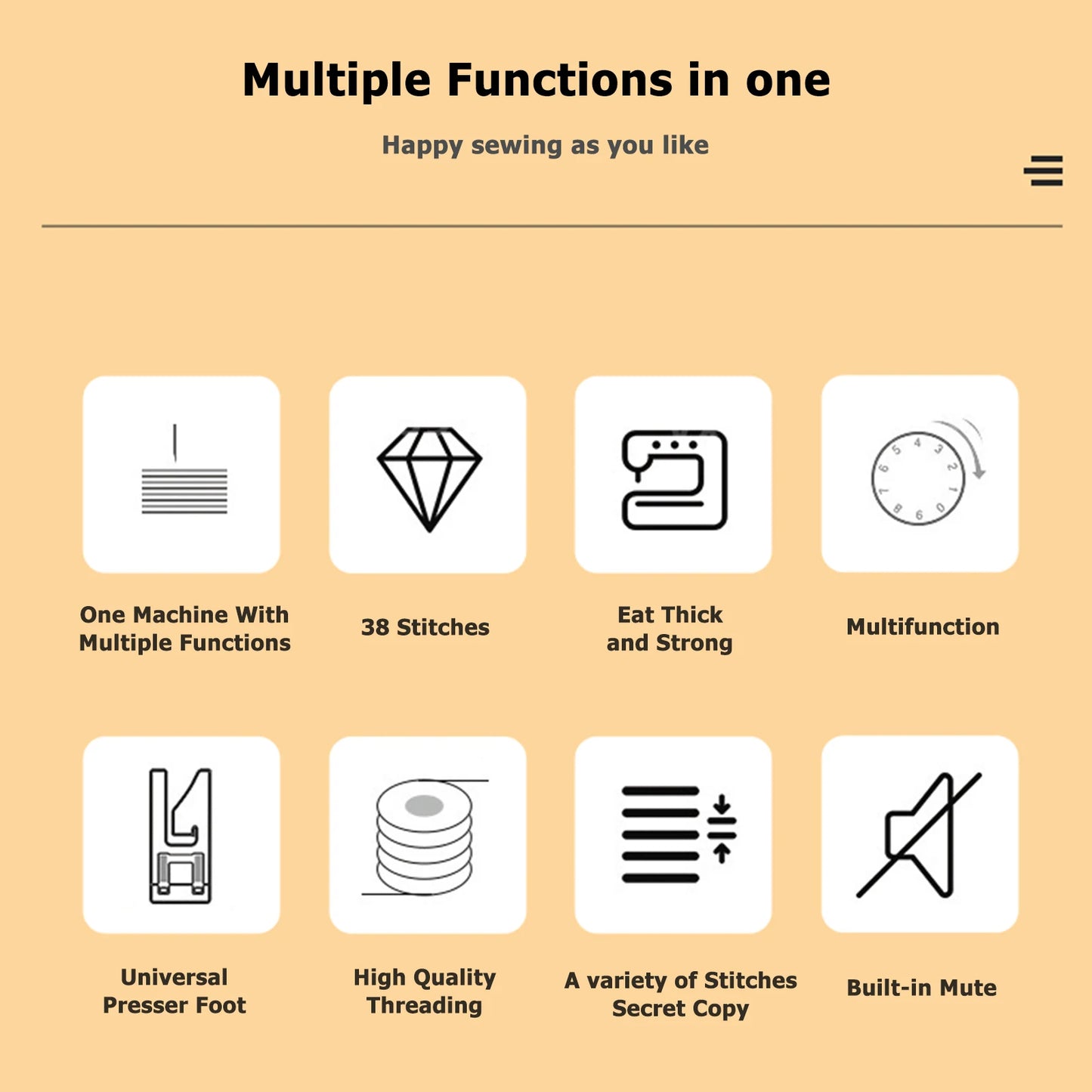 12 Stitches Mini Electric Sewing Machine with Sewing Table and 113PCS Sewing Kit