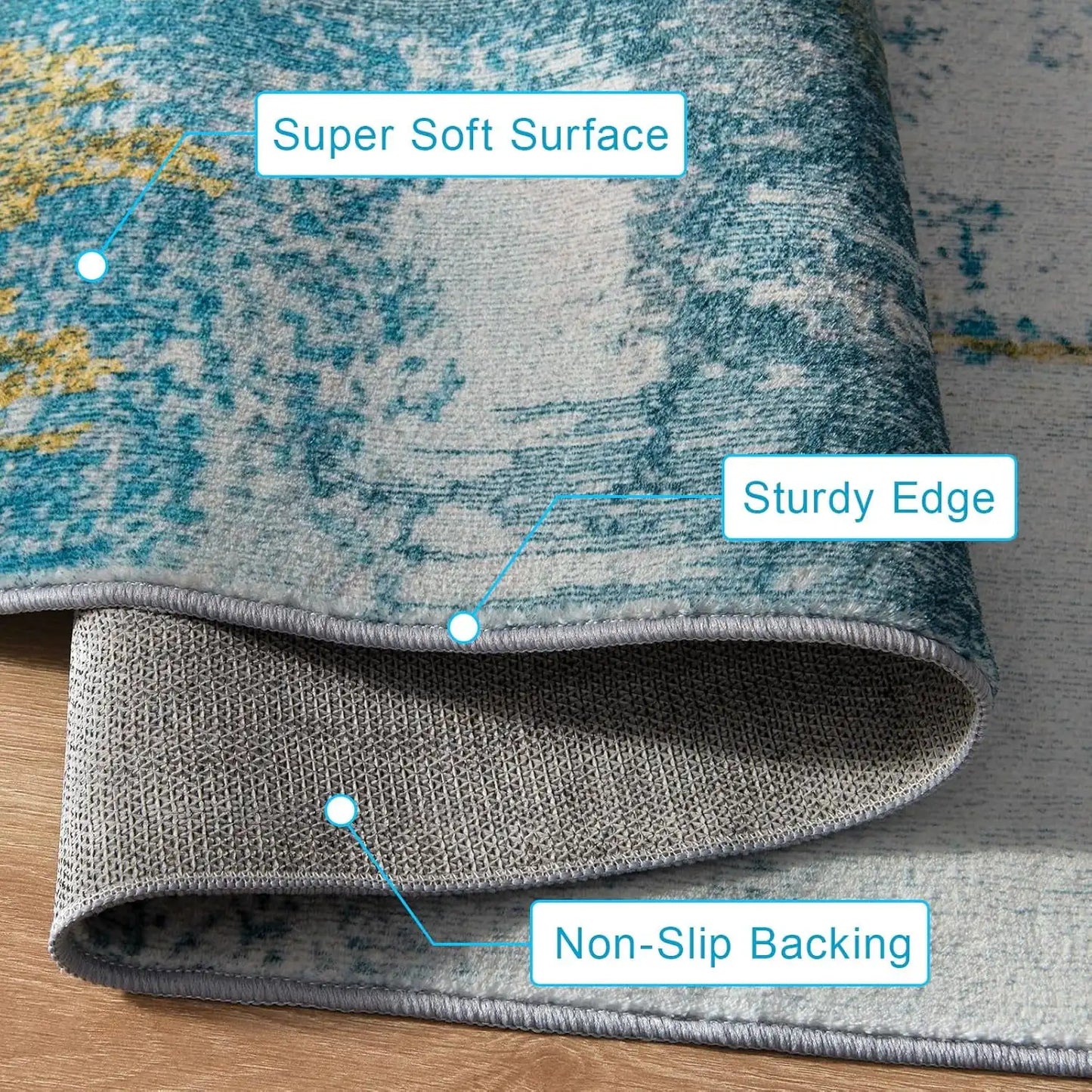 Vintage Area Rugs , Machine Washable