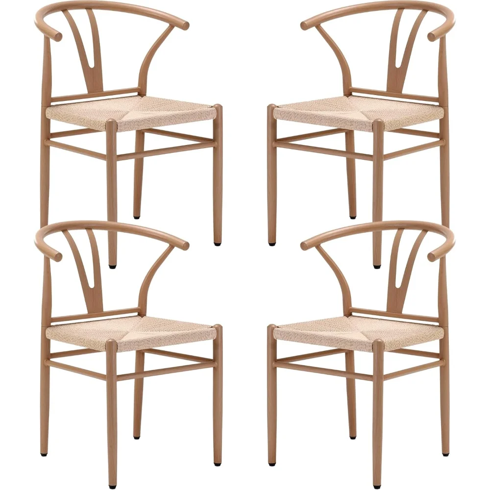 Mid Century Modern Metal Wishbone Dining Room Chairs Set of 2 4 for Your Kitchen