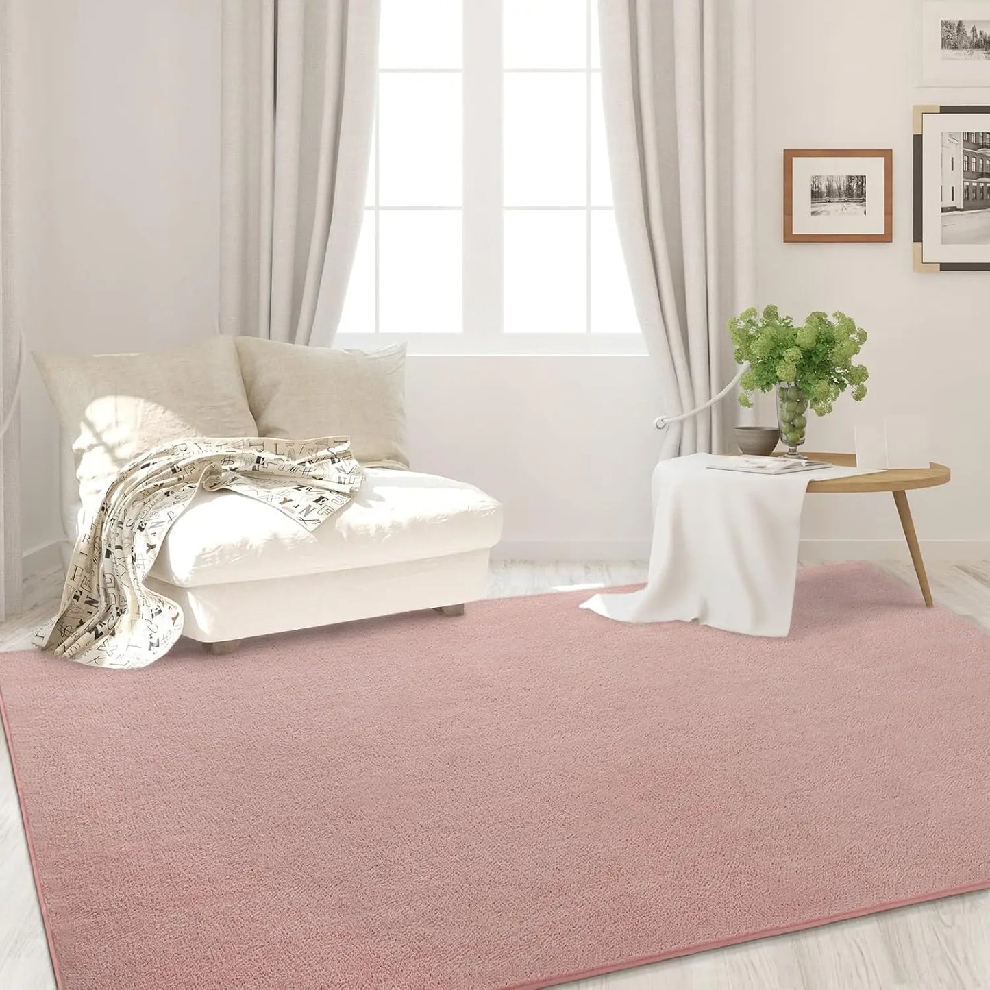 Living Room ,Bedroom Carpet Nonslip Large Soft