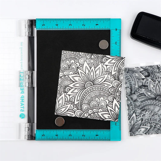 Stamp Positioning Tool Stamp Positioner  For DIY Scrapbooking Album Card Making