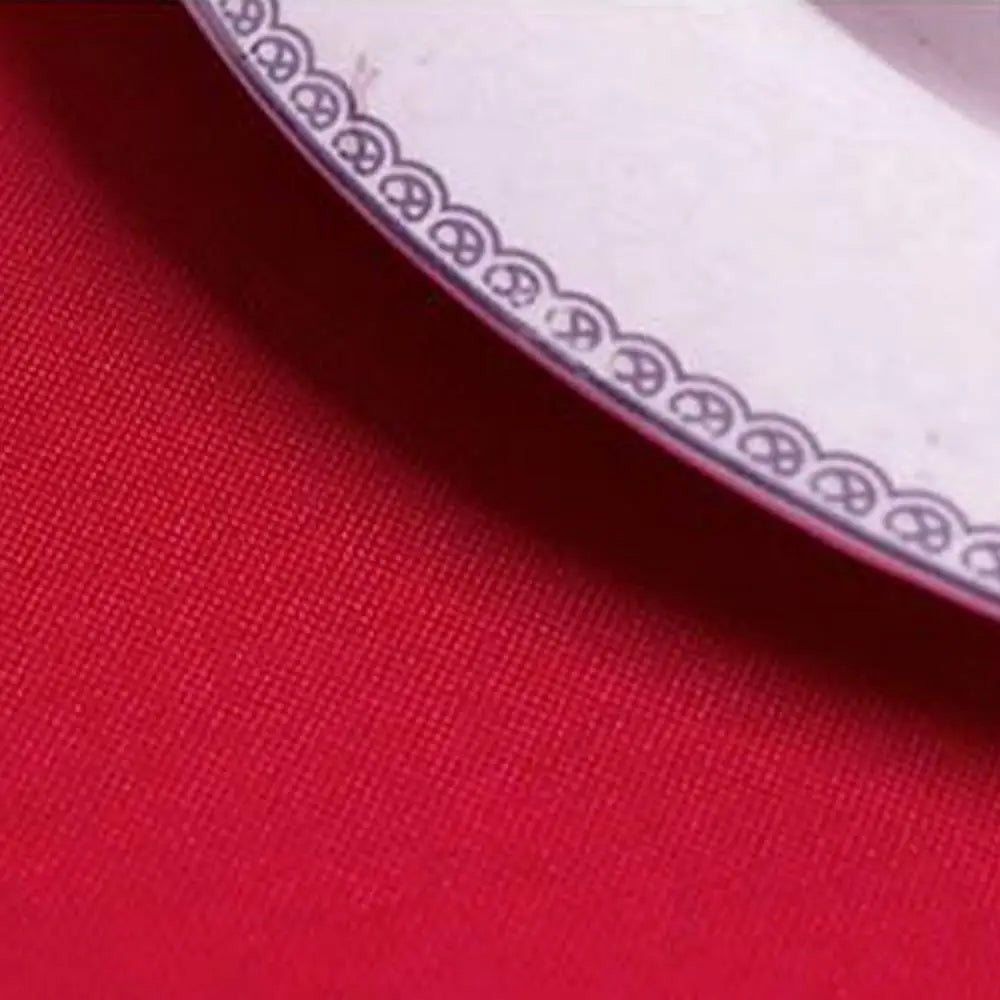 Cloth Tablecloths Round 63-Inch Polyester Table Linens Stain Resistant