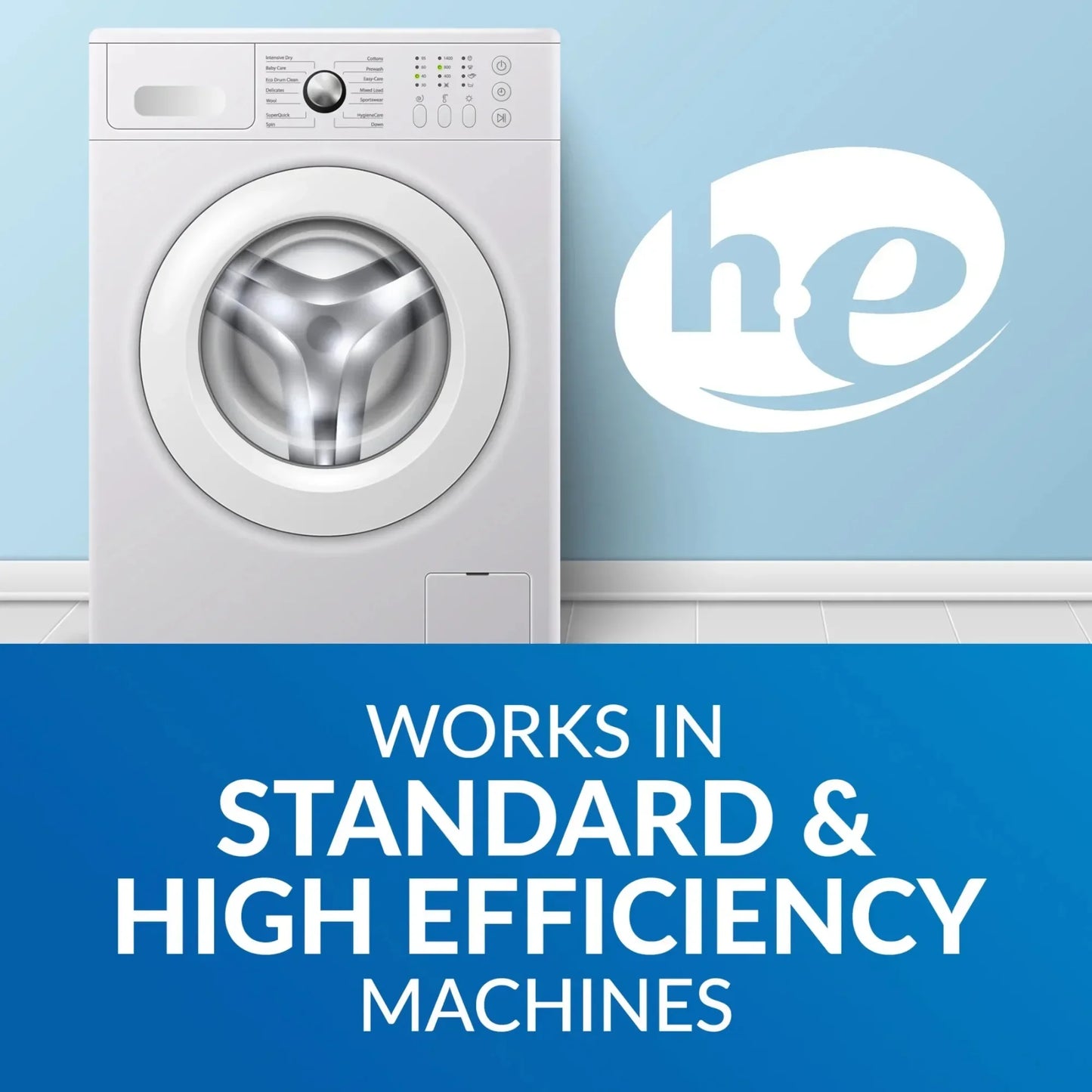 203.1 fl oz  Laundry Detergent, 131 Loads with Boosted Stain & Odor Removal, HE Compatible