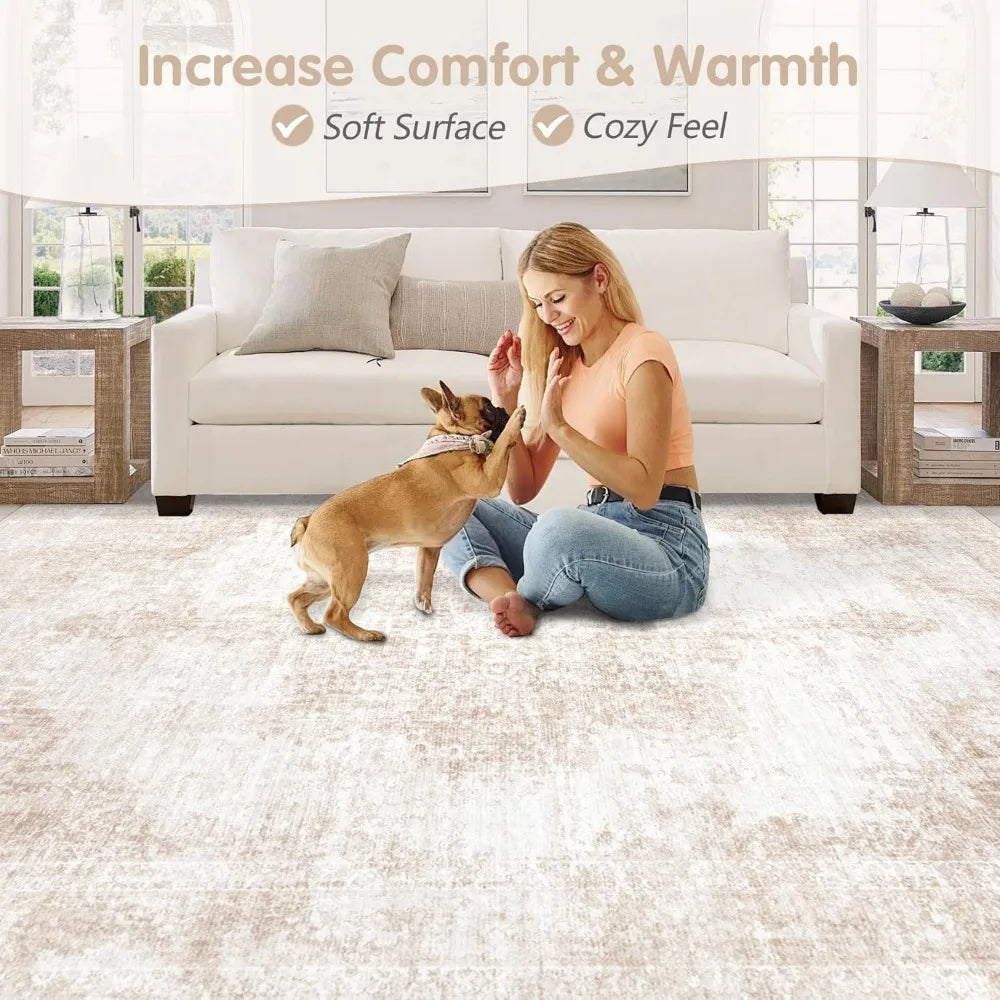 Large Vintage Area Rug