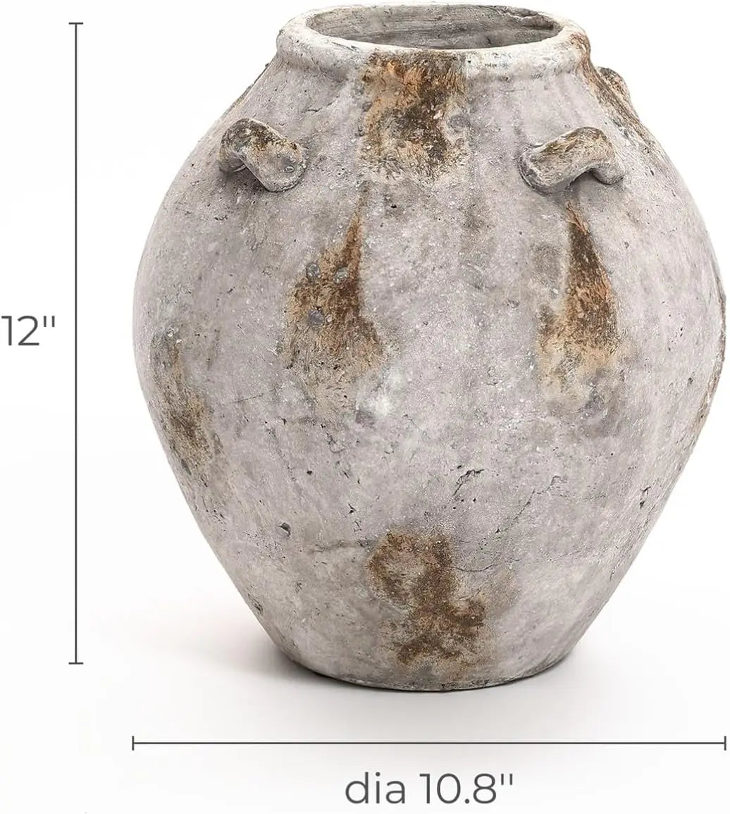 Ceramic Flower Vase12'' Terracotta