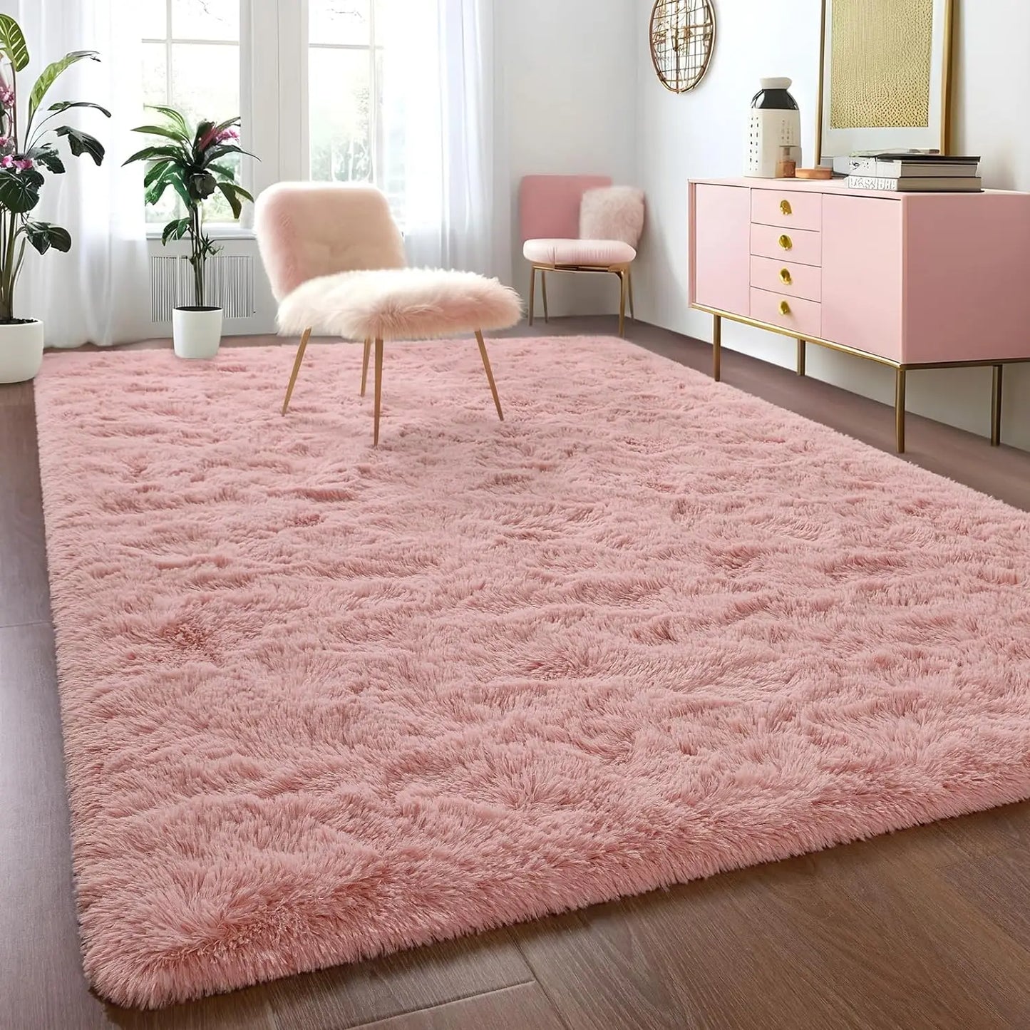 Fluffy  Area Rugs for Living Room Soft Kids Carpet Non Slip
