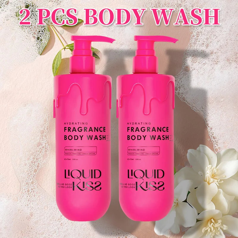 Body Wash for Women Oat Extract Moisturizing Shower Deep Moisture WHIRLWIND Fragrance Body Bath Shower Gel