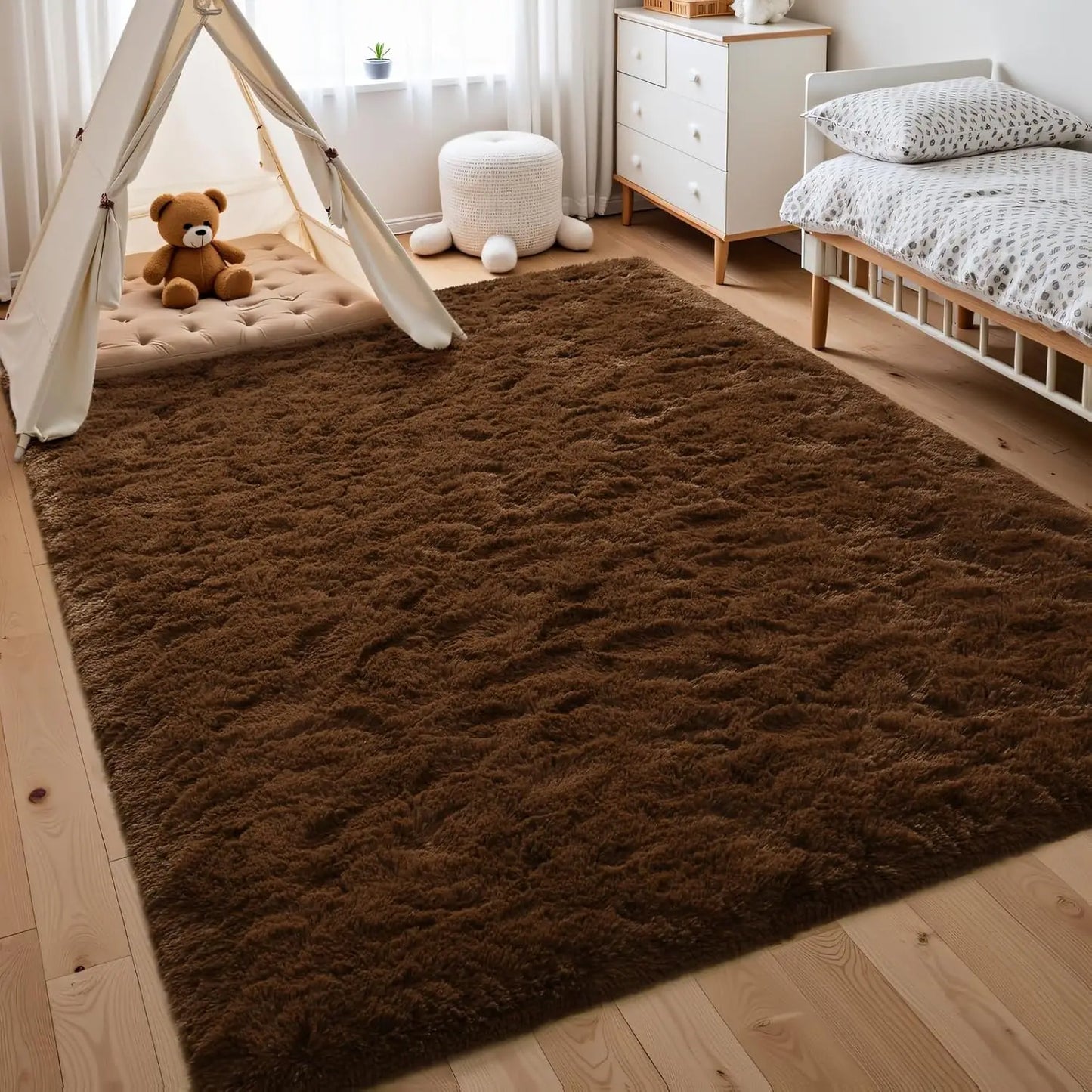 Fluffy  Area Rugs for Living Room Soft Kids Carpet Non Slip